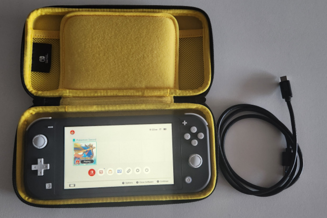Nintendo Switch Lite grey with case - photo 4