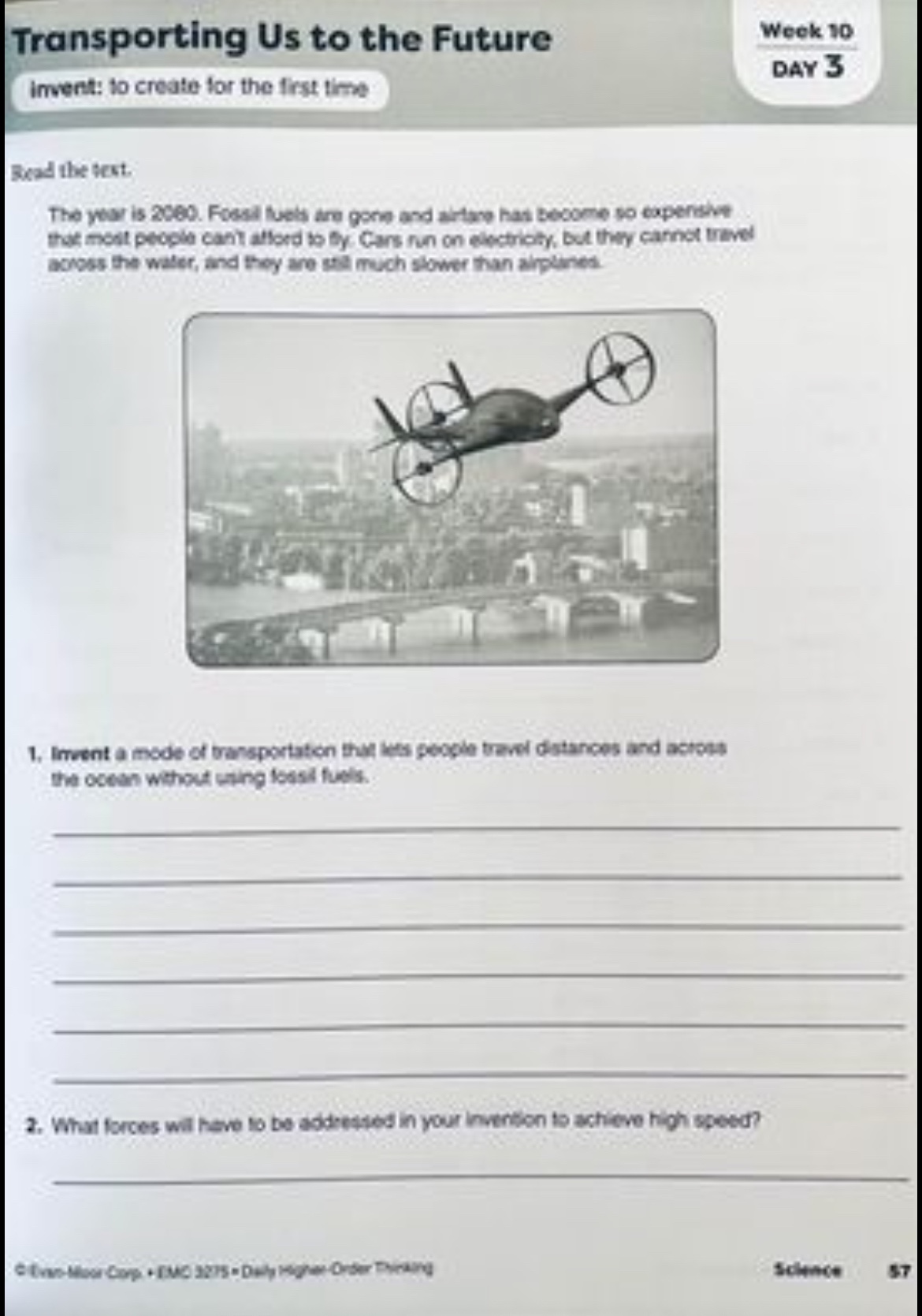 EVAN-MOOR: DAILY HIGHER ORDER THINKING (GR. 5) image indicator(3)