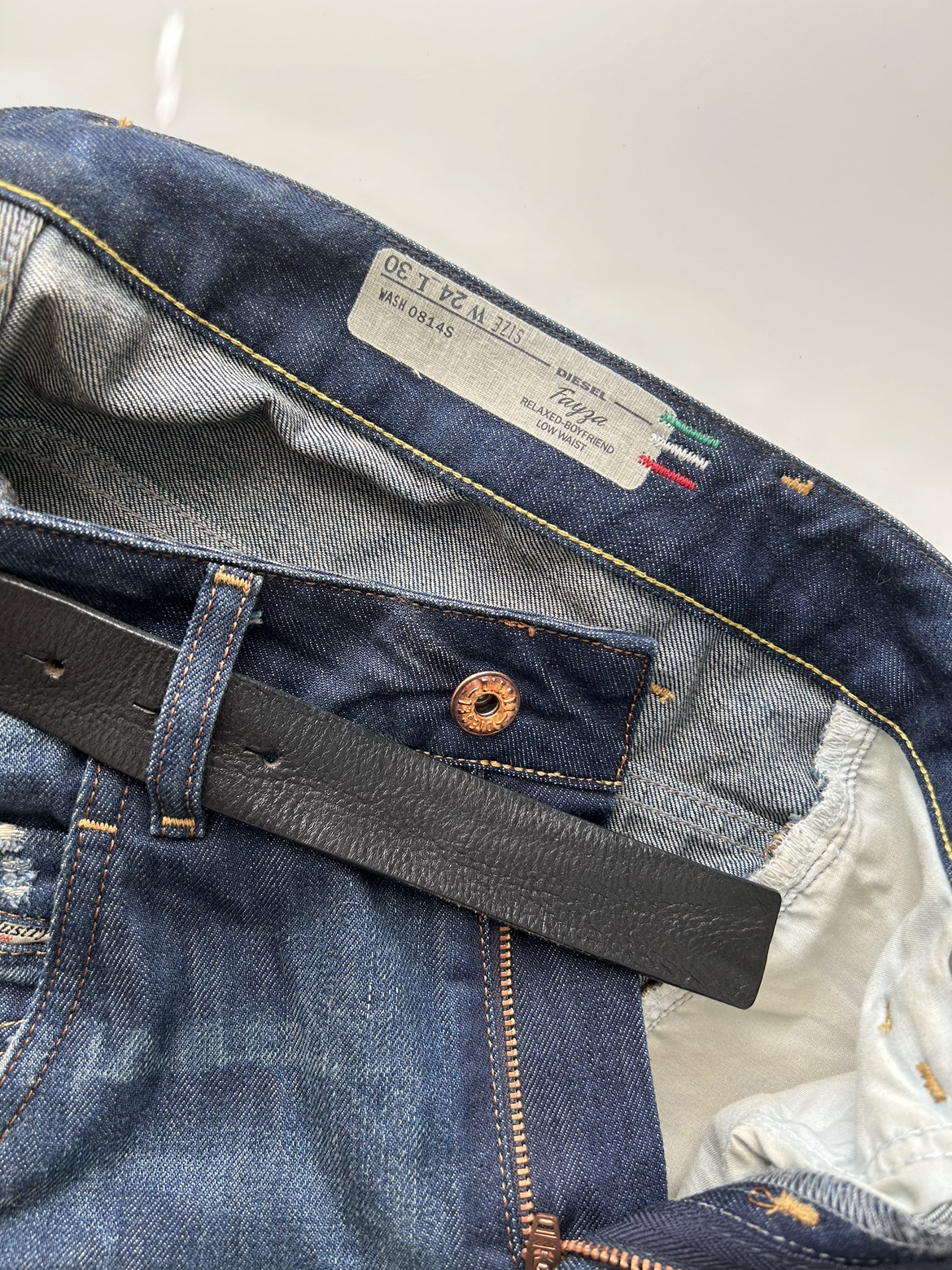 Diesel Jeans and Leather Belt image indicator(5)
