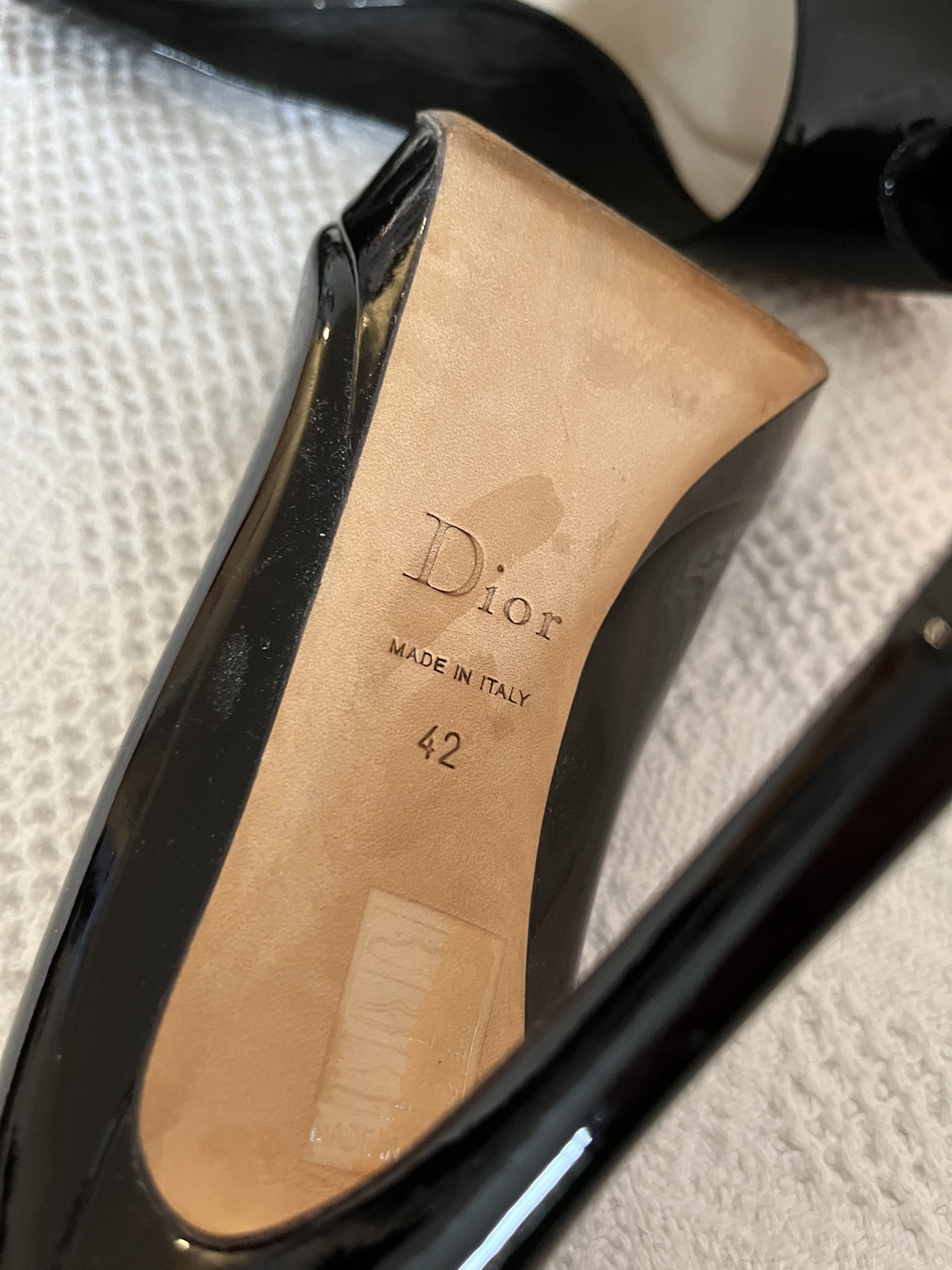 Christian Dior Black Leather Heels - photo 4