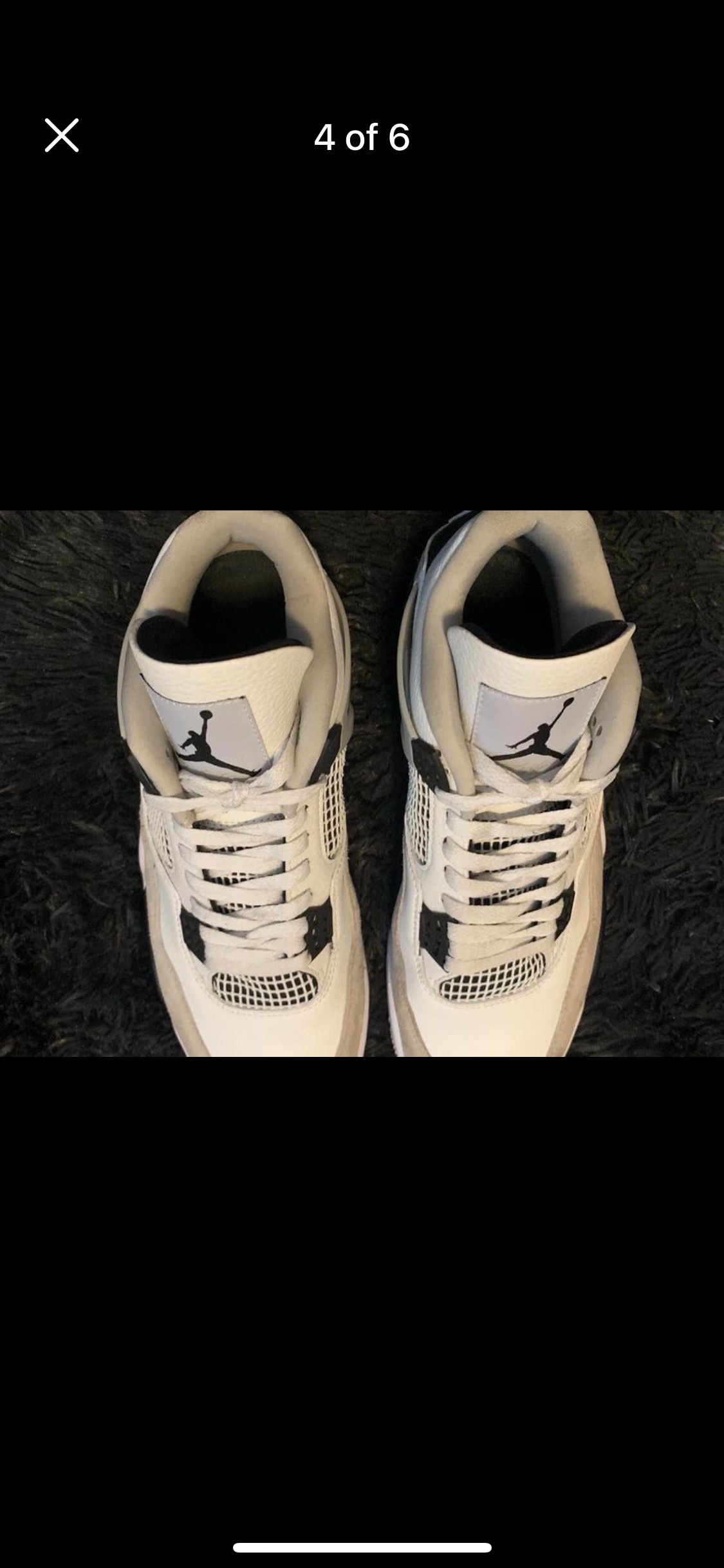 Nike air Jordan 4 Military black - photo 4