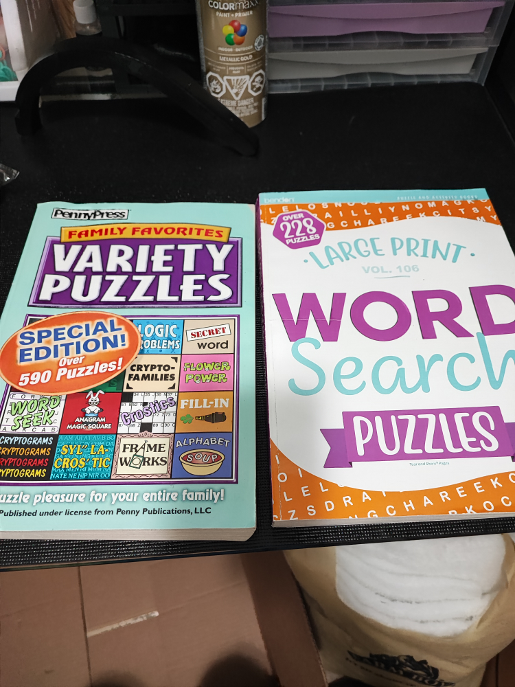 Word Search Puzzle Books and Winnie the Pooh Stickers thumbnail