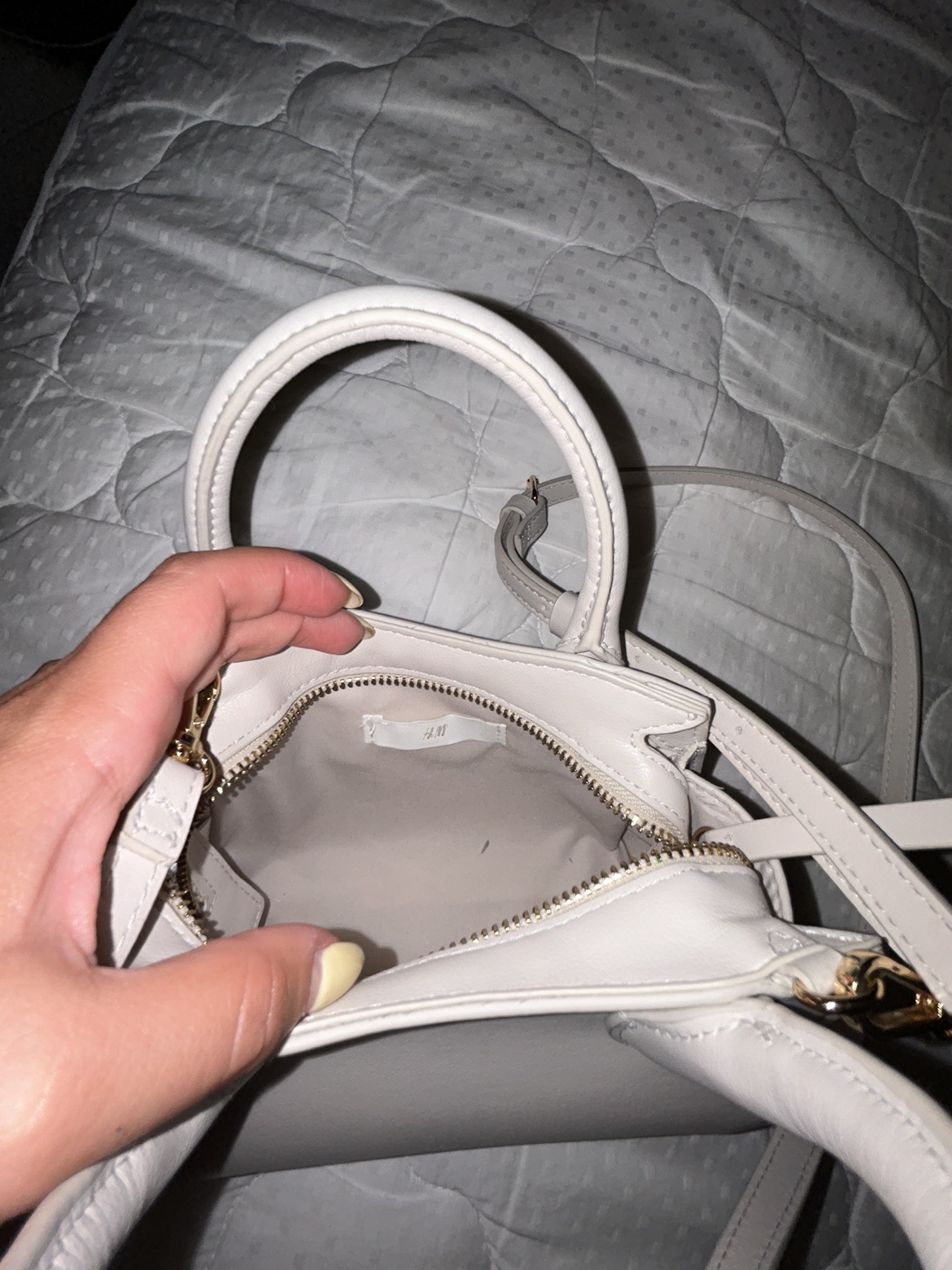 H&M White Bag