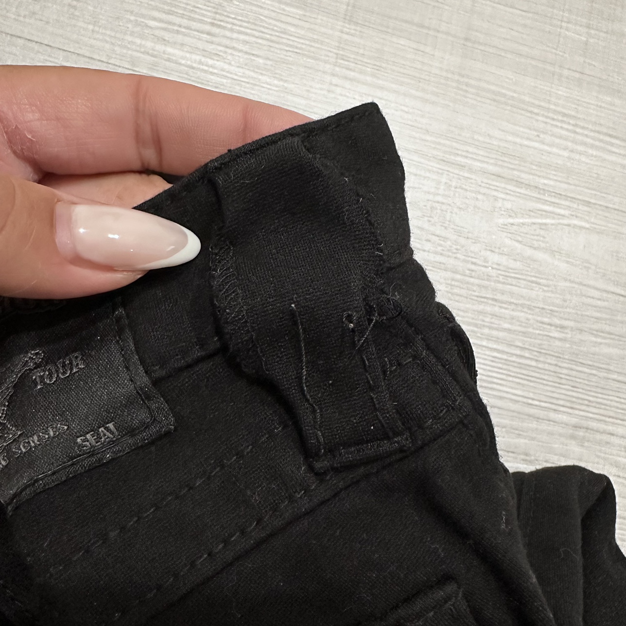 True Religion black skinny pants image indicator(8)