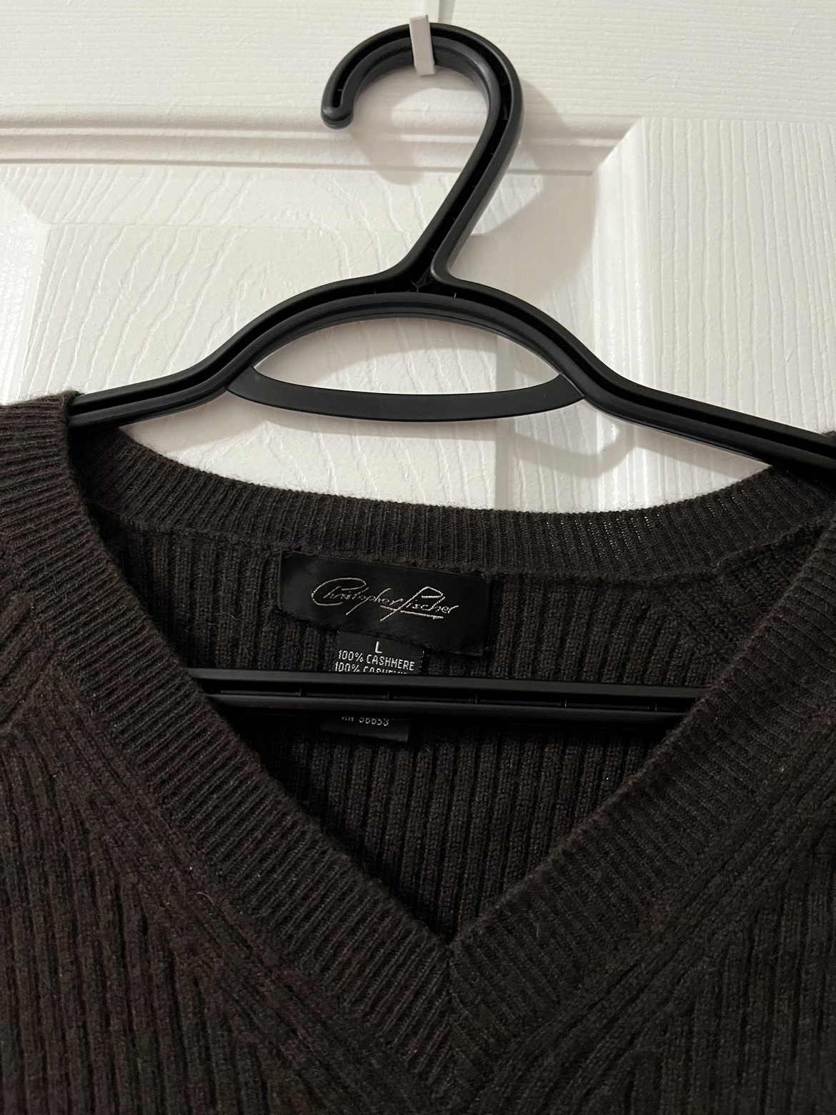 Cashmere V-Neck Sweater - photo 2