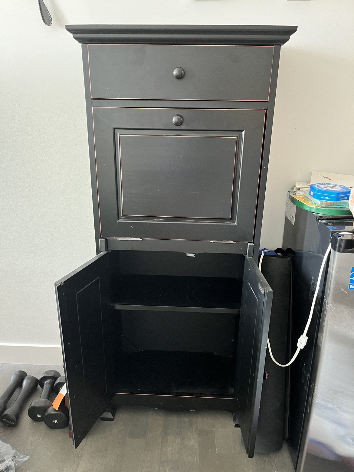 Black armoire - photo 3