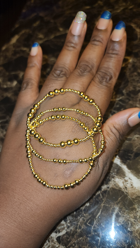 Gold Beaded Bracelets - photo 5