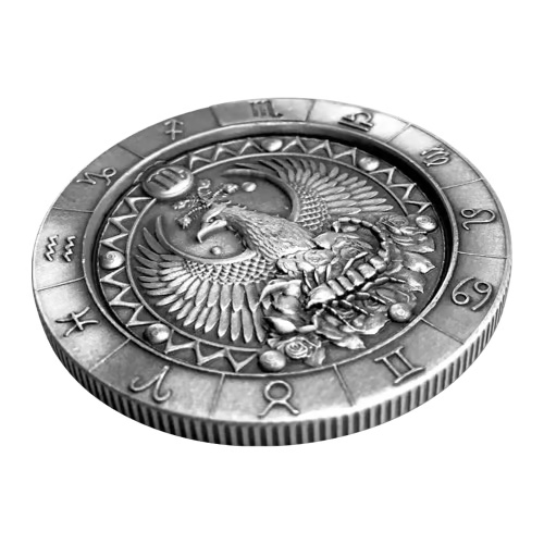 Scorpio Zodiac 1 oz. Silver Coin image indicator(3)
