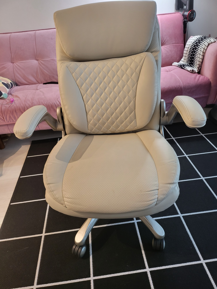 Ergonomic Leather Executive Office Desk Chair