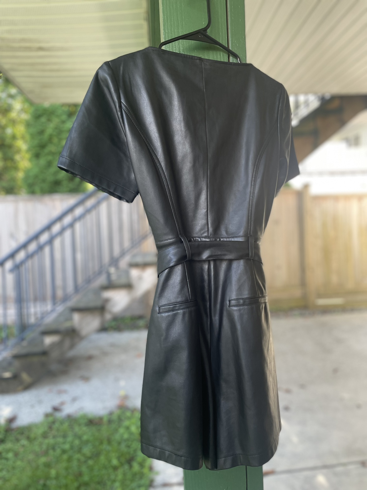 Black Faux Leather short - photo 2