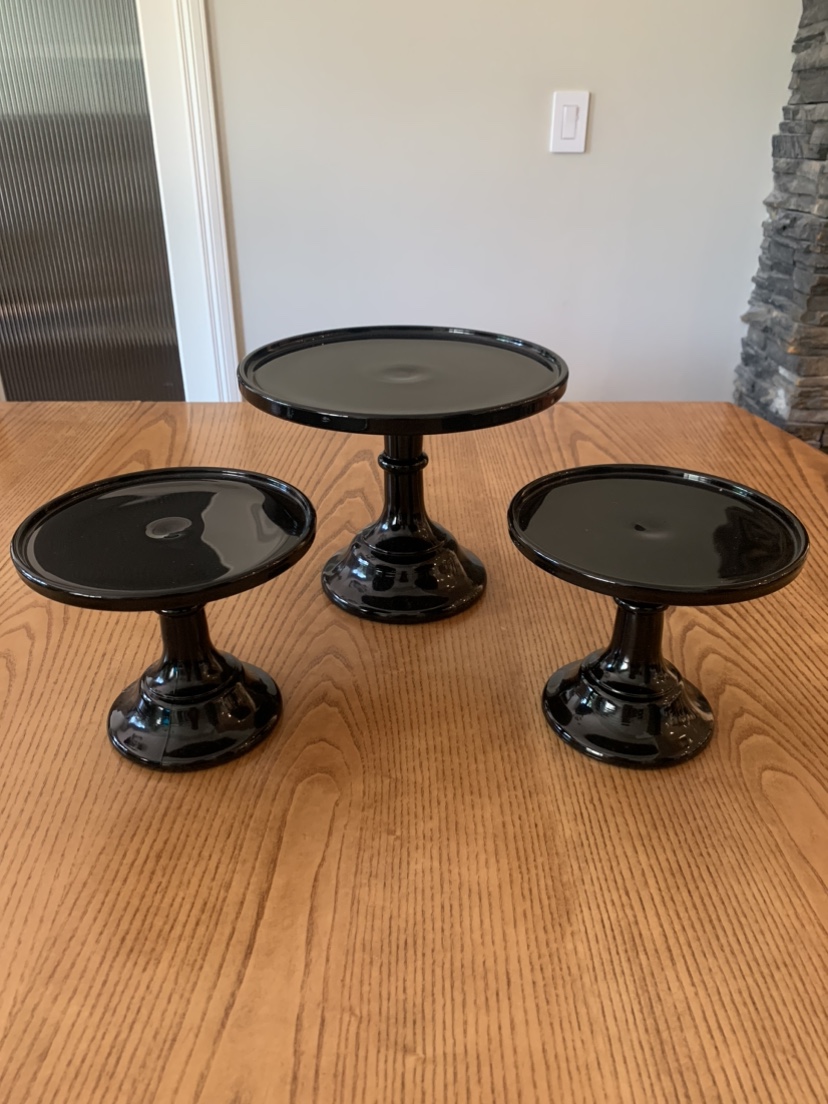 Mosser Glass Cake Plates