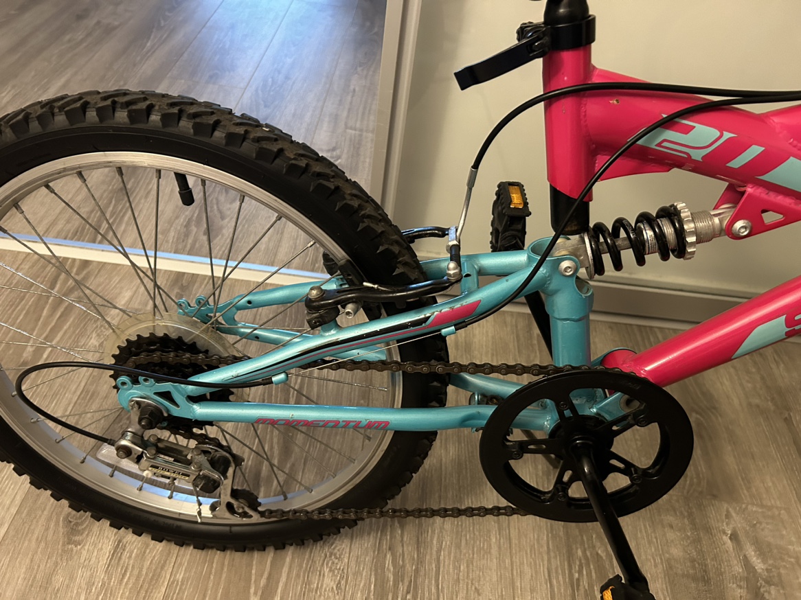 Girls bike Supercycle Momentum Dual Suspension 20-in, pink image indicator(5)