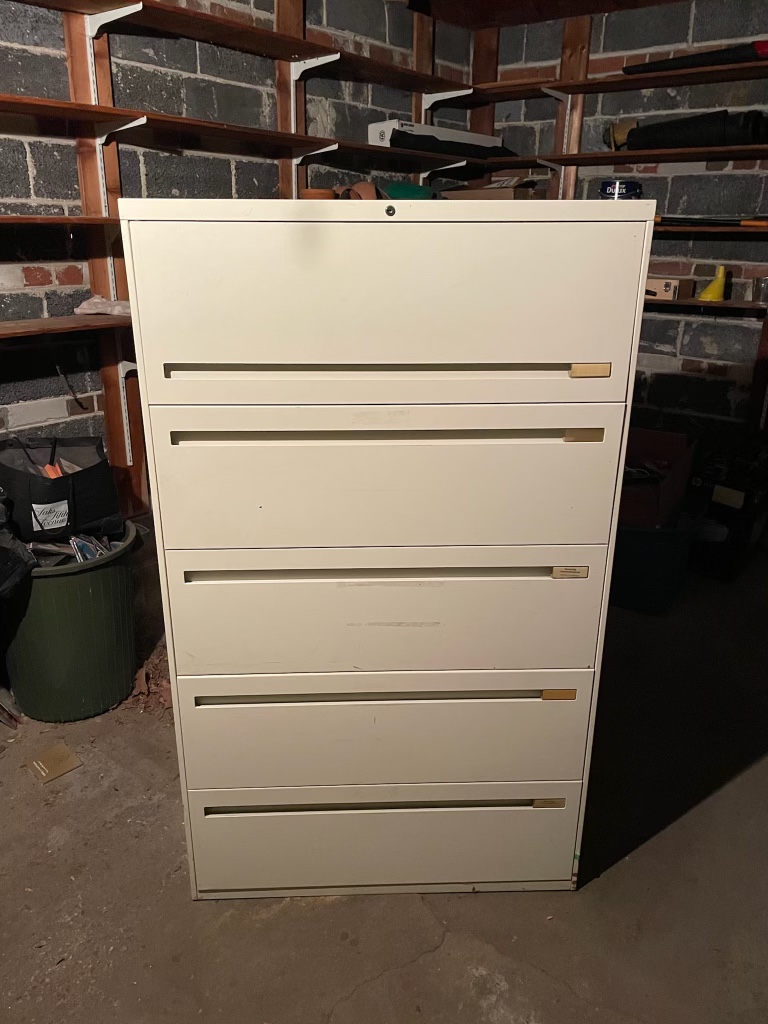 5 Drawer Lateral Filing Cabinet