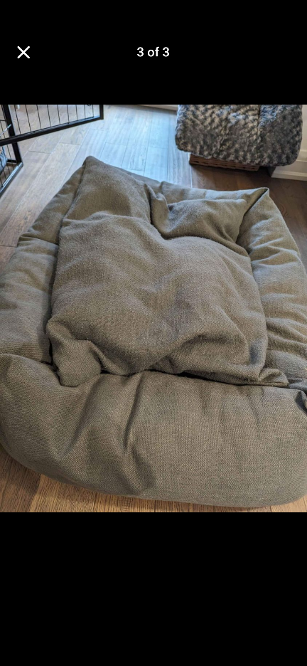 Large/medium sized dark green dog bed - photo 3
