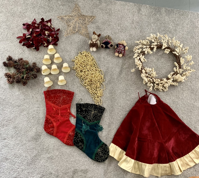 Christmas ornament and decoration bundle