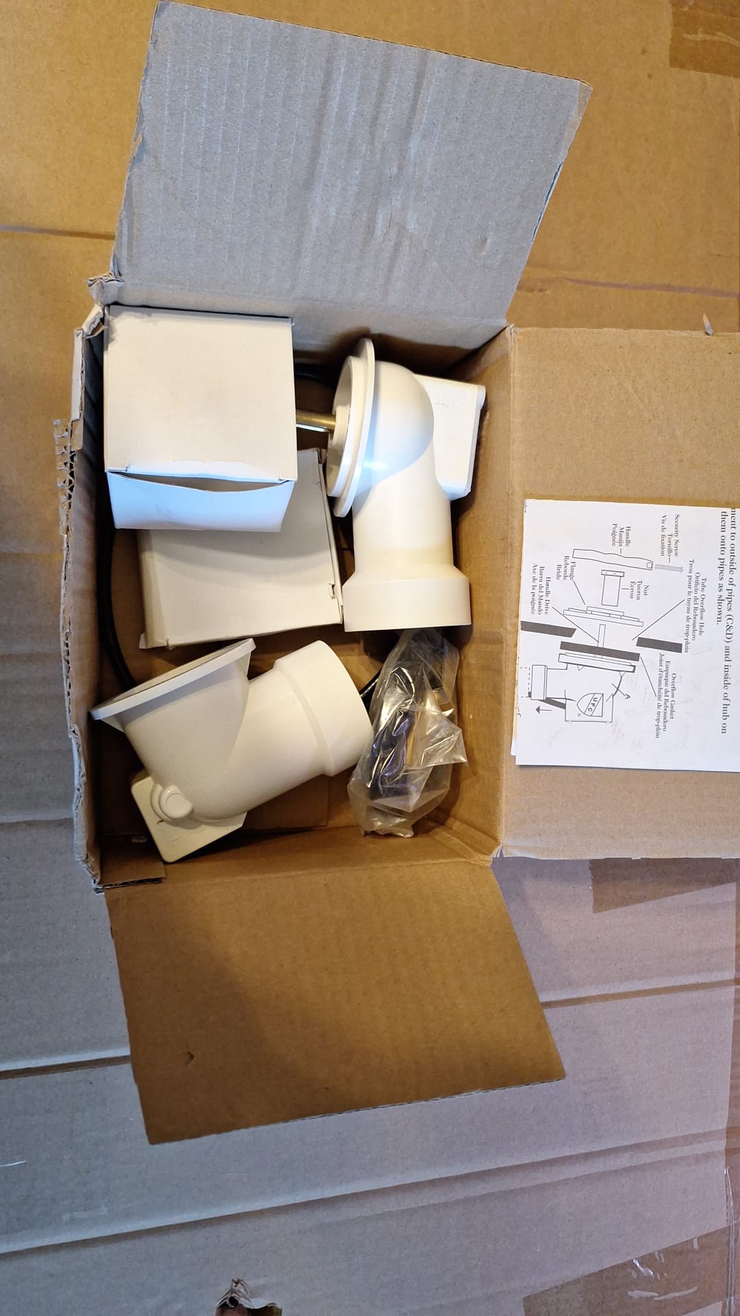 MB138883 Chrome Decorative PVC Bathtub Cable Drain image indicator(3)