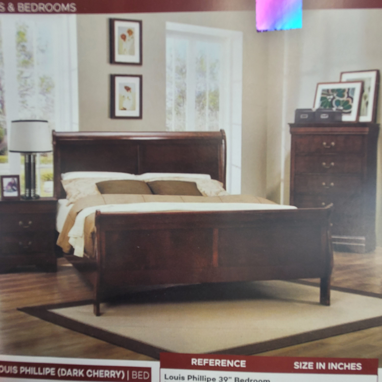 New in Box King Size Sleigh Bed