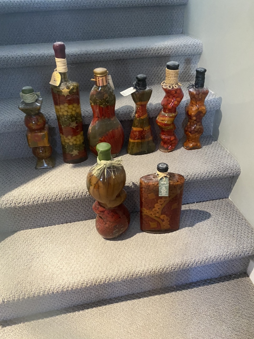 Chilli Pepper Infused Oil decoration