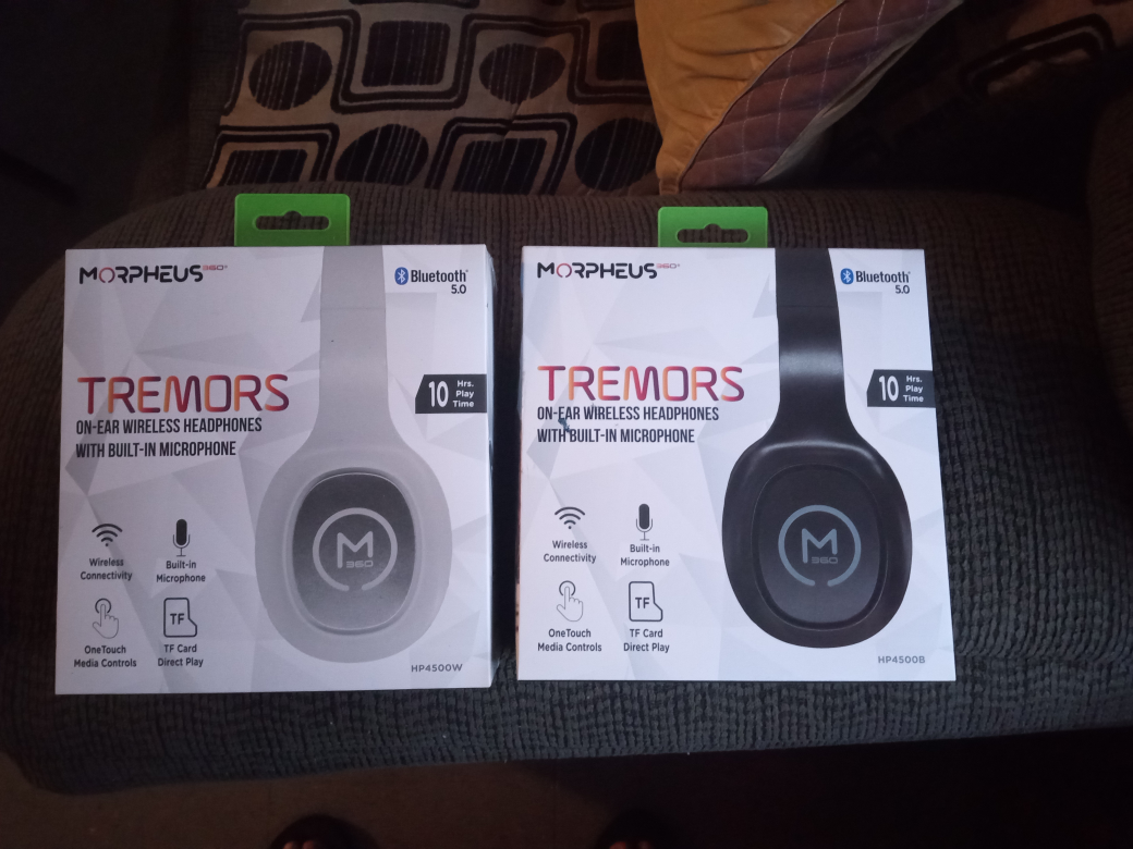 Morpheus Bluetooth 5.0 Tremors Headphones