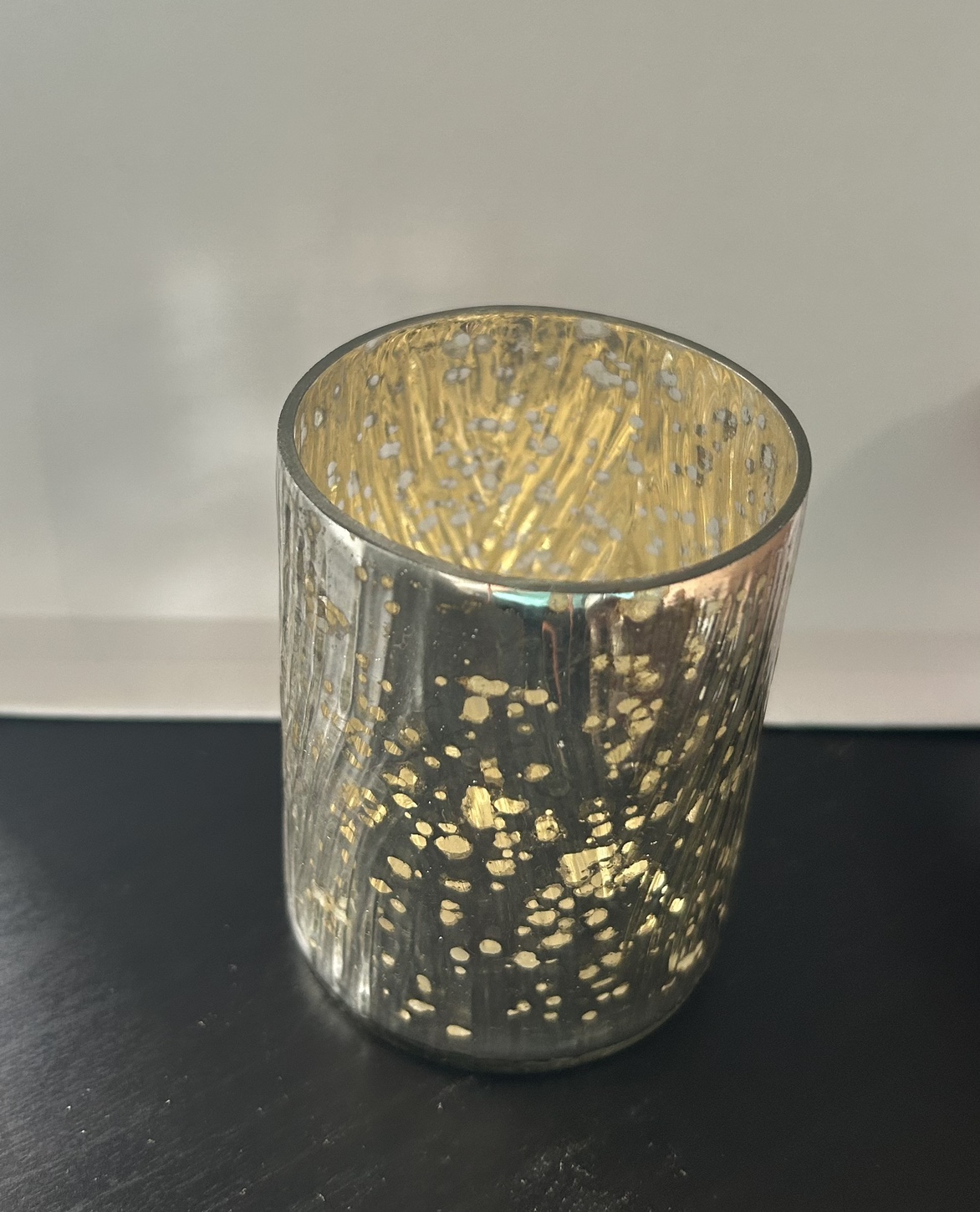 Hand painted candle holder
