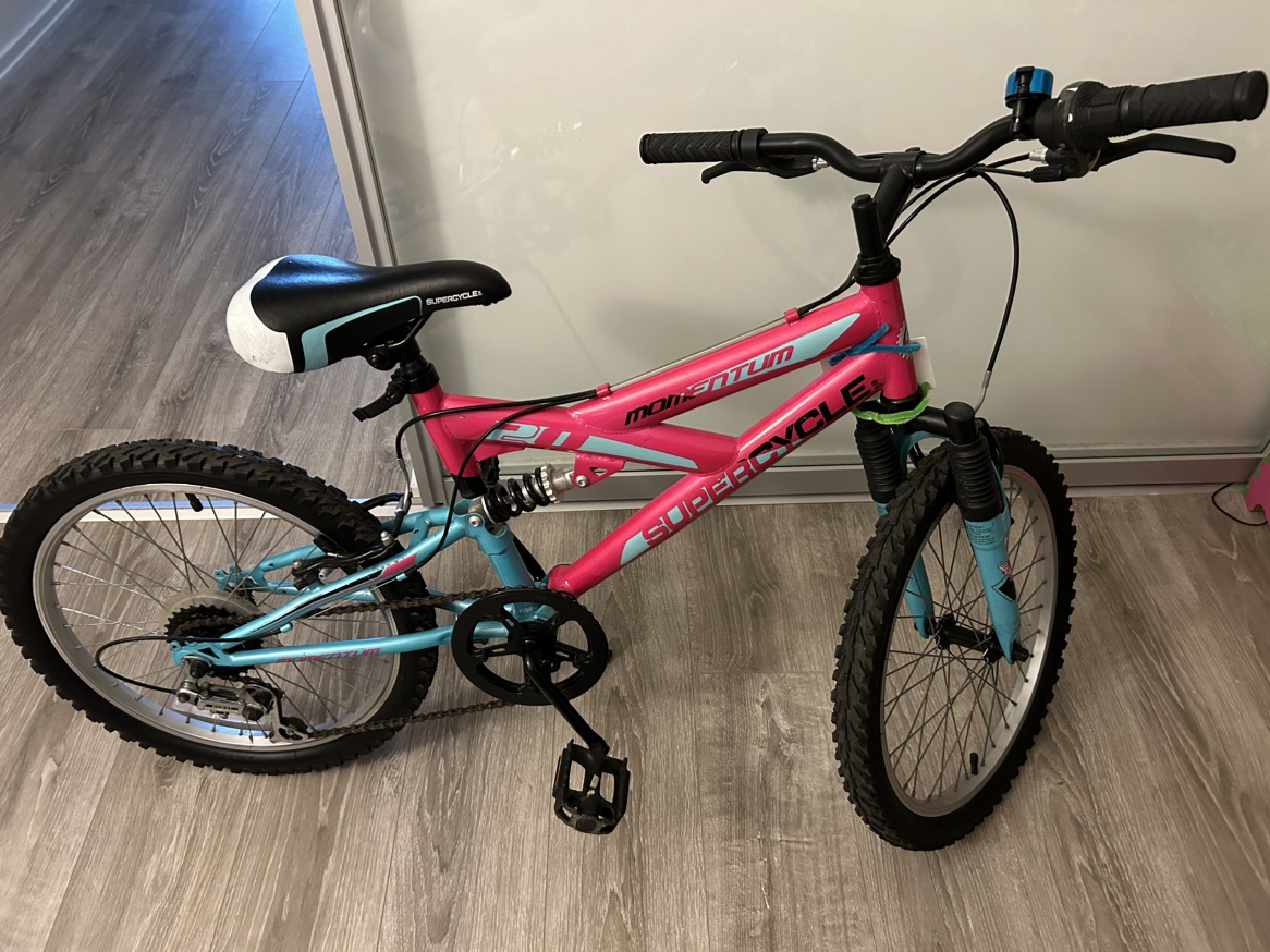 Girls bike Supercycle Momentum Dual Suspension 20-in, pink image indicator(3)