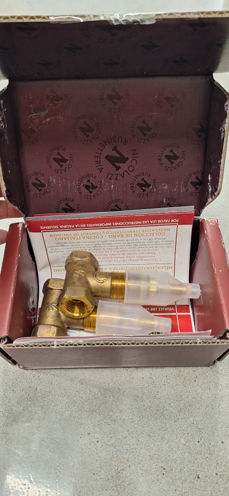 Rohl Italian Bath 1/2" Valves Rough-In For Wall Mount Lever Set image indicator(6)