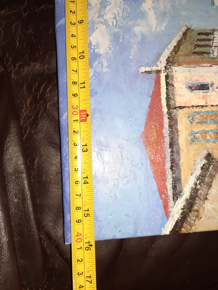 Real Oil Painting of Venice Canal image indicator(3)