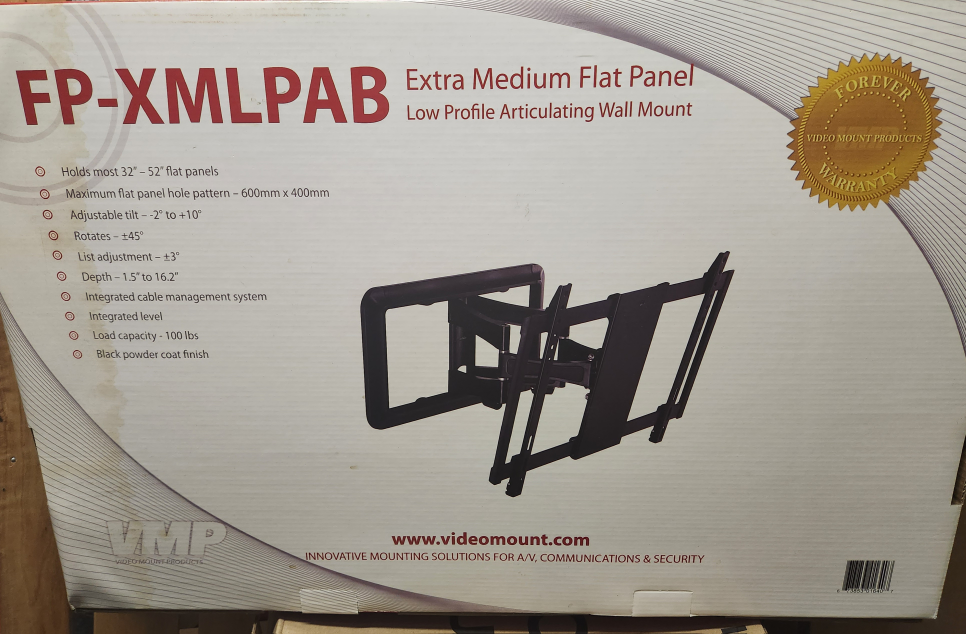 32 inch - 52 inch brand new, in the box wall mounts for tv. - photo 2