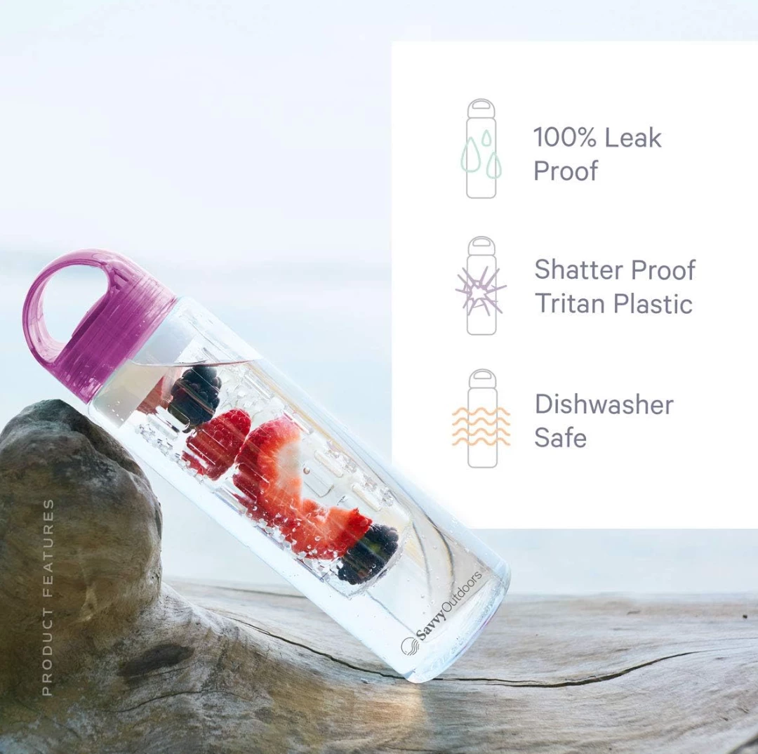 🥕 NEW!   Savvy Infusion Water Bottle image indicator(3)