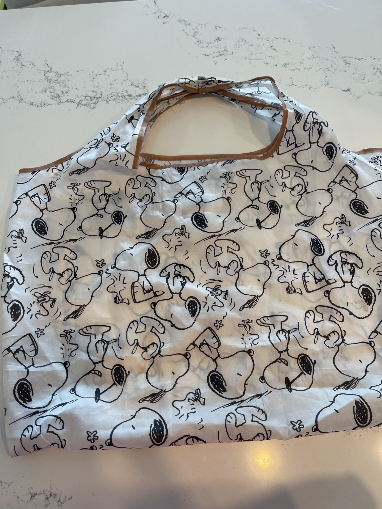 Snoopy Reusable Foldable Grocery Bag