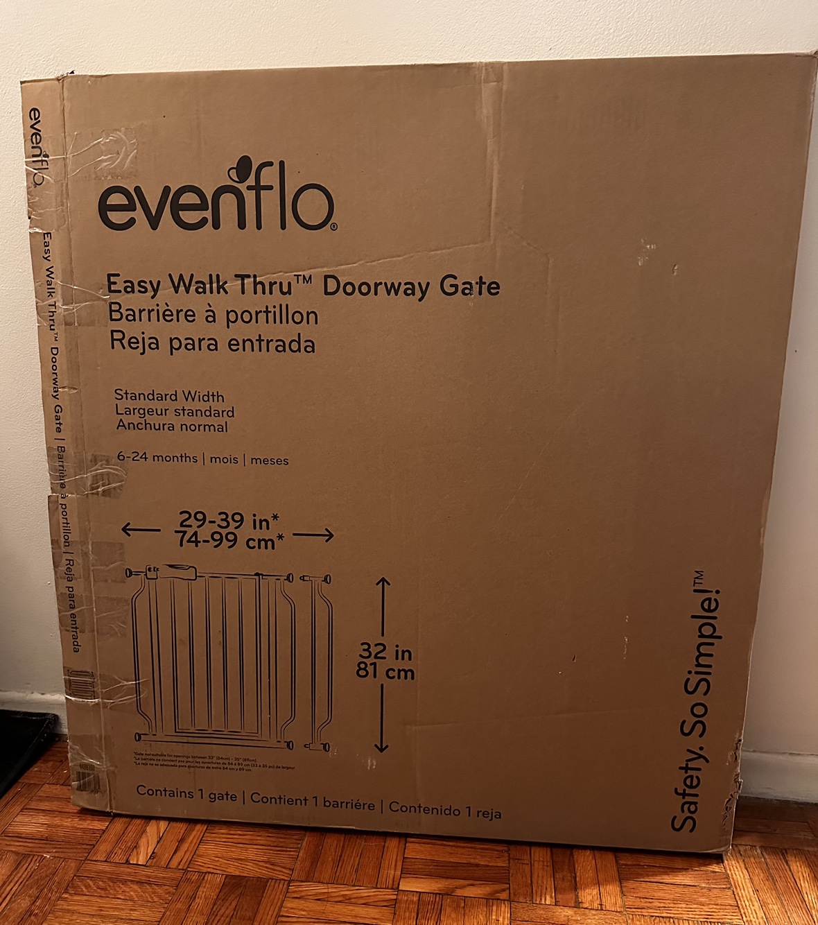 Evenflo Easy Walk Thru Doorway Gate - photo 2