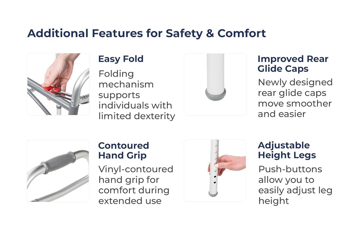 Aluminum walker image indicator(6)