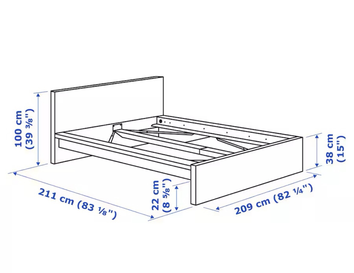 Ikea Malm Bed Queen + Ikea Mattress - photo 5