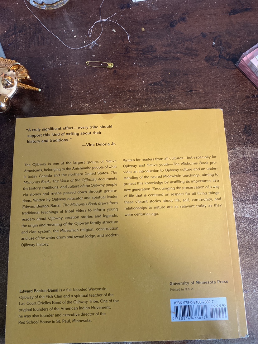 The Mishomis Book by Edward Benton-Banai image indicator(2)