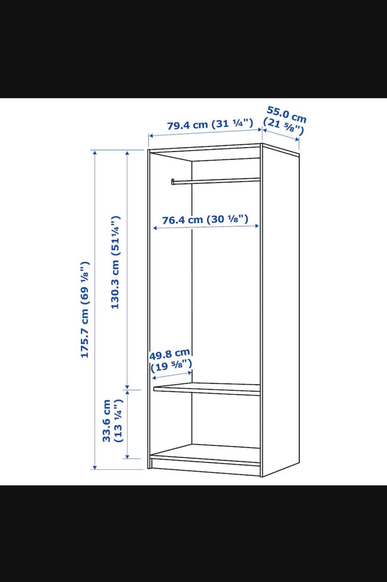 Ikea RAKKESTAD Wardrobe - photo 4