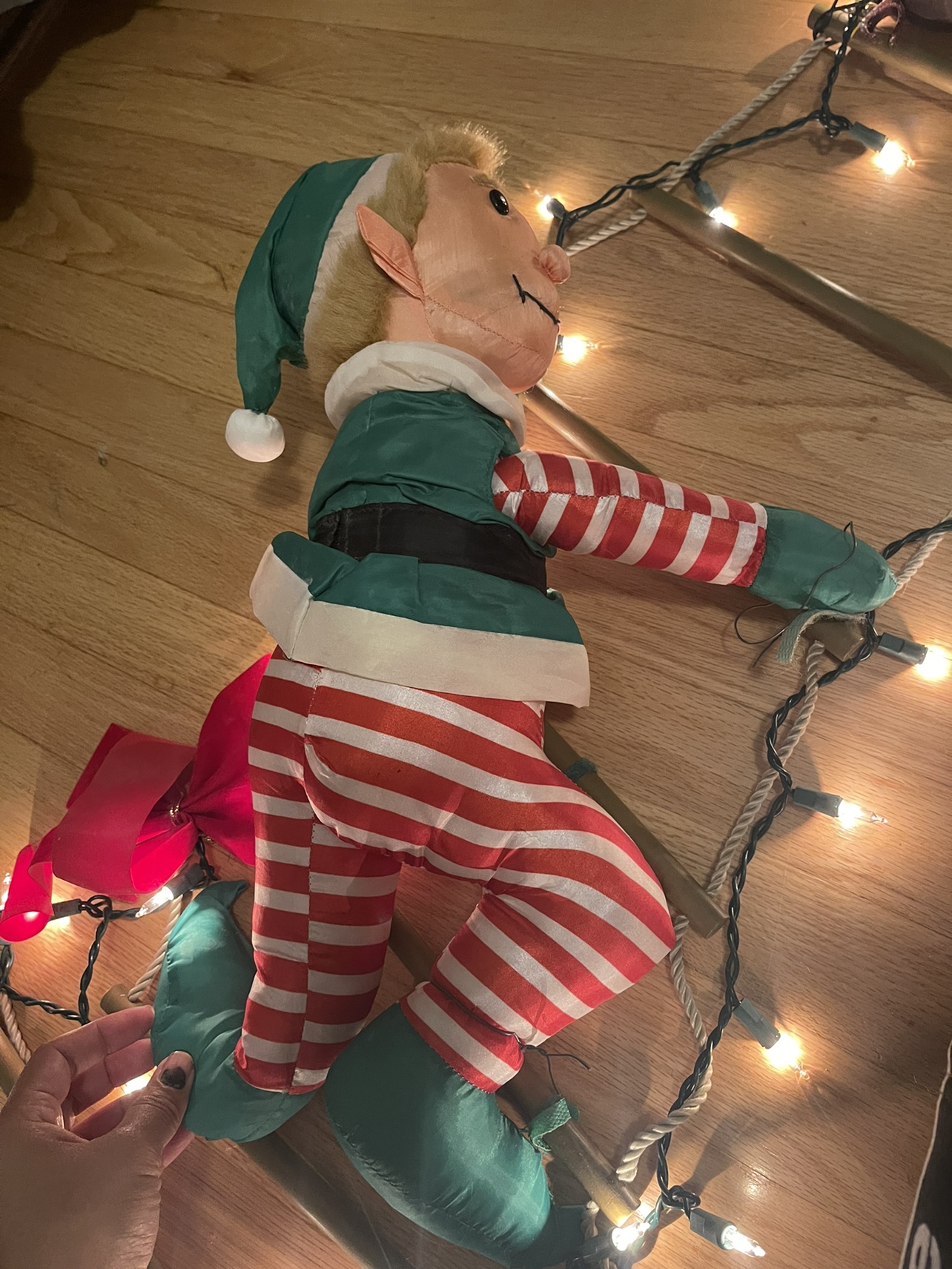 Climbing Santa and Friends Christmas light up  Decoration - photo 2