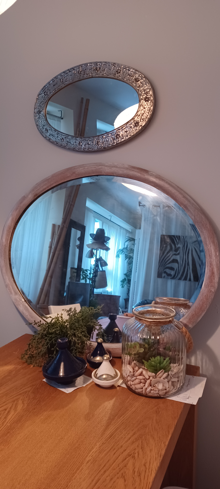 antique ovale mirror
