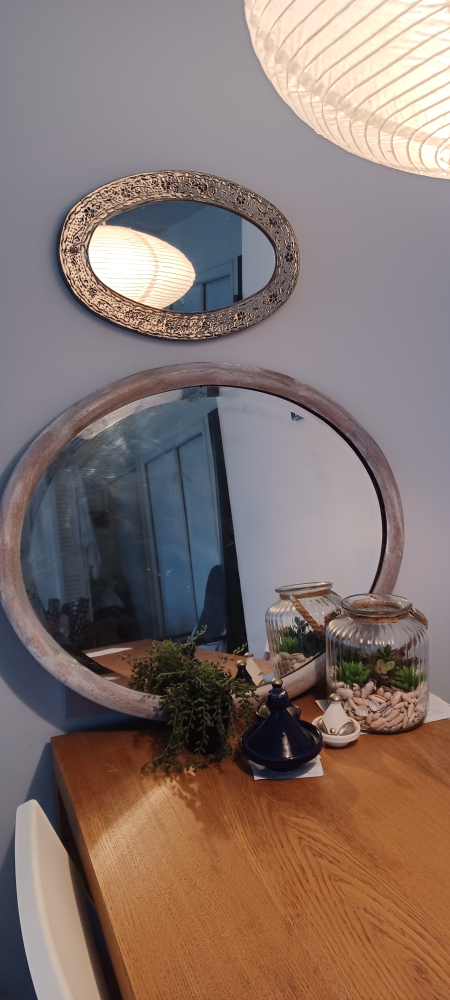 antique ovale mirror - photo 2