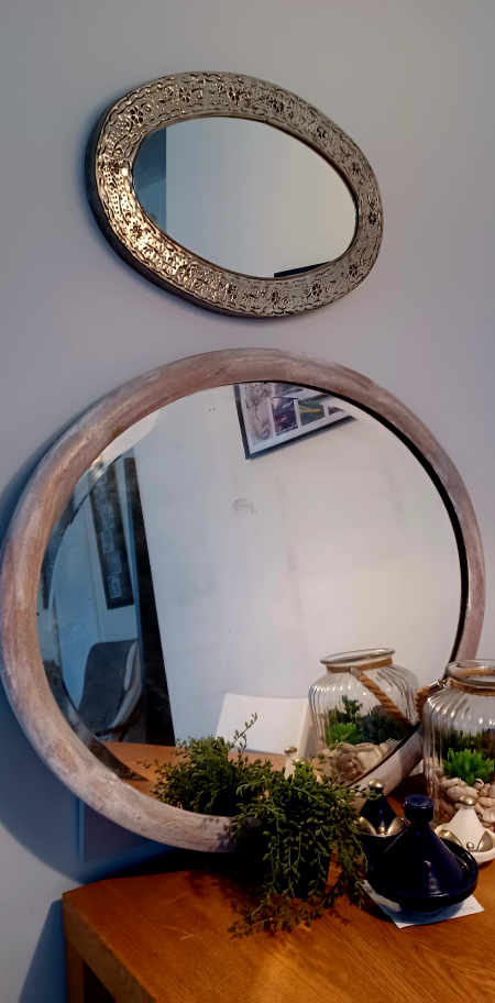 antique ovale mirror - photo 3