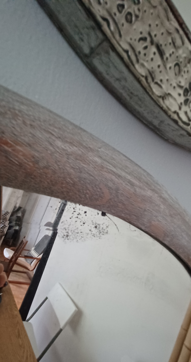 antique ovale mirror - photo 4