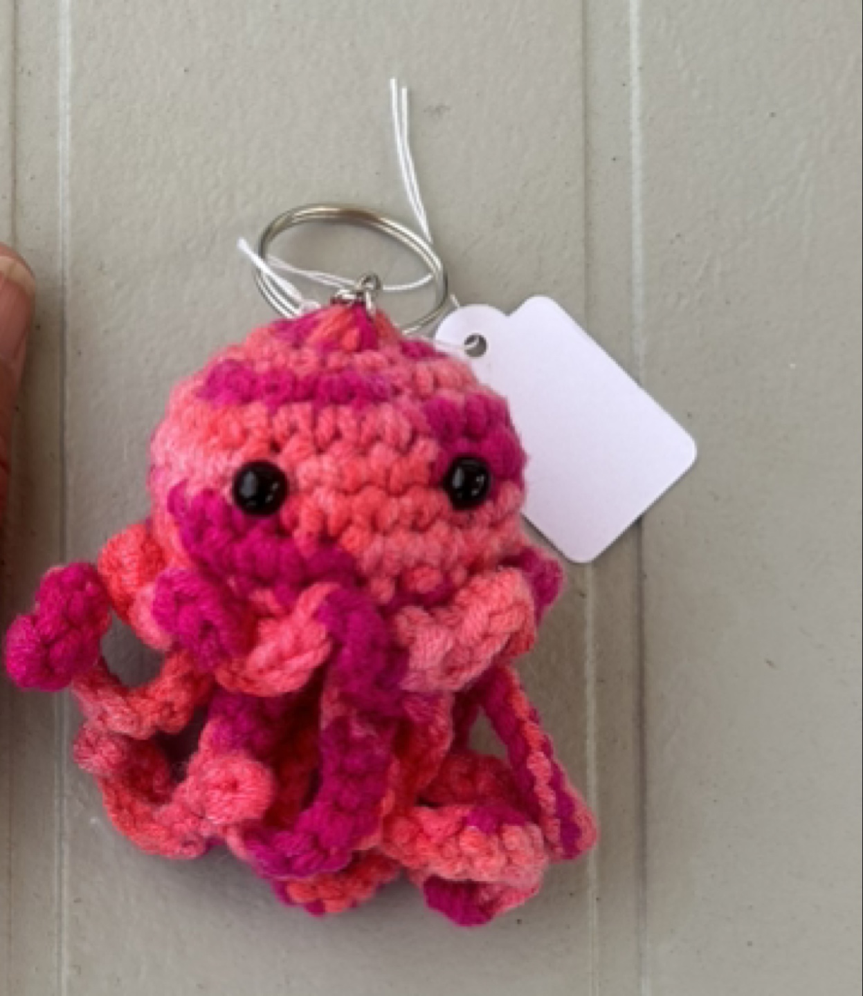 Handmade Crocheted Octopus Keychain - photo 2