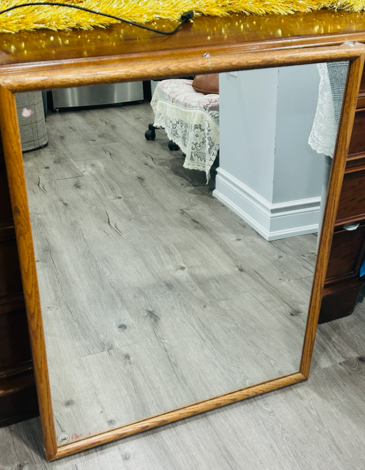 Oak Framed Mirror