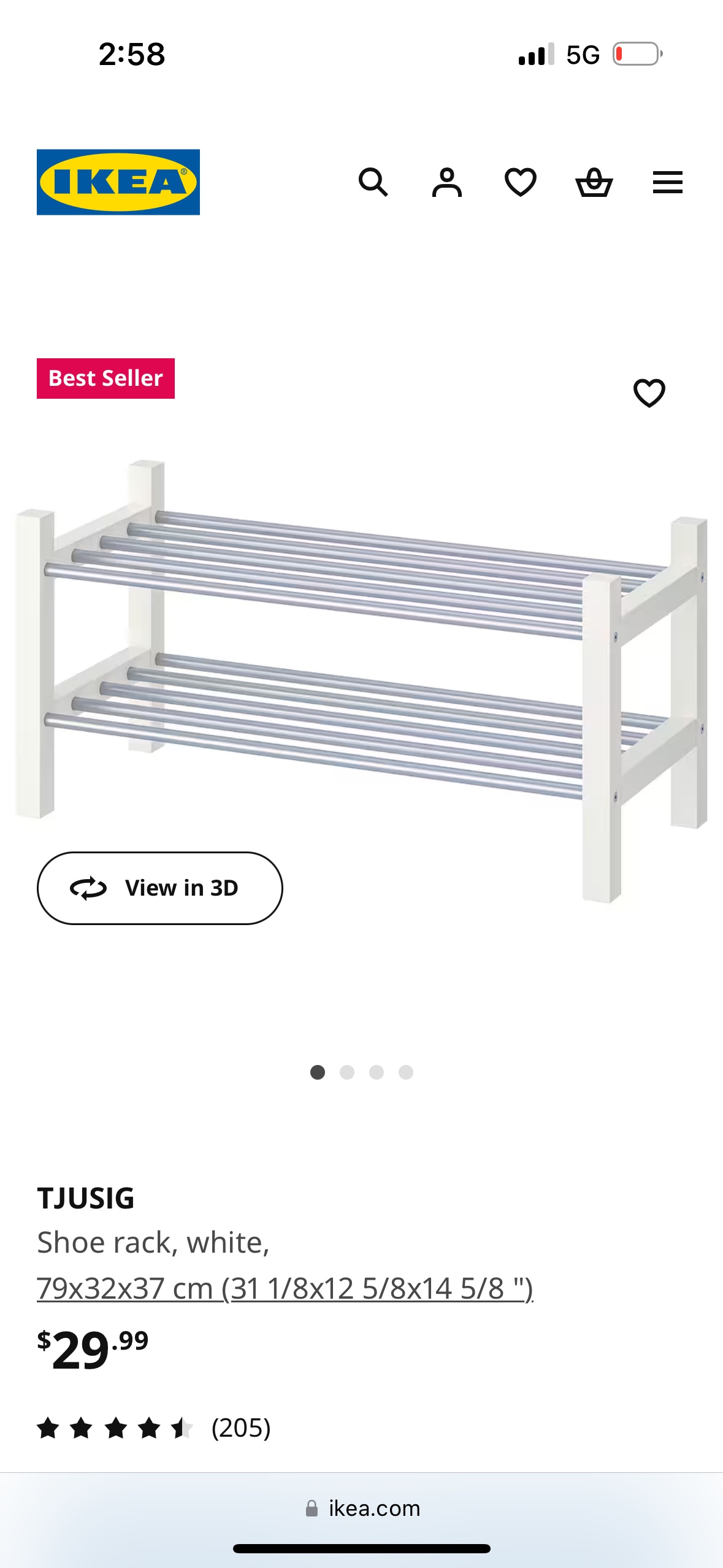 IKEA shoe rack thumbnail