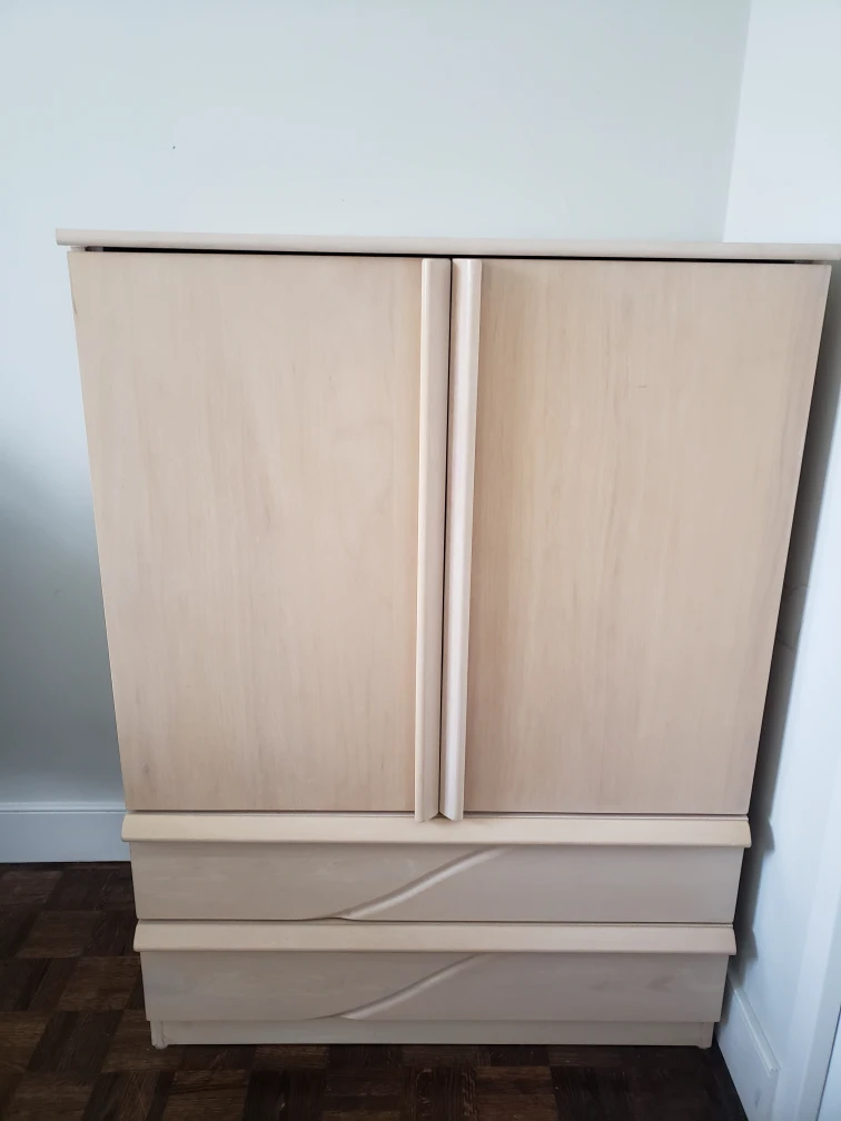Cabinet with shelves and drawers thumbnail