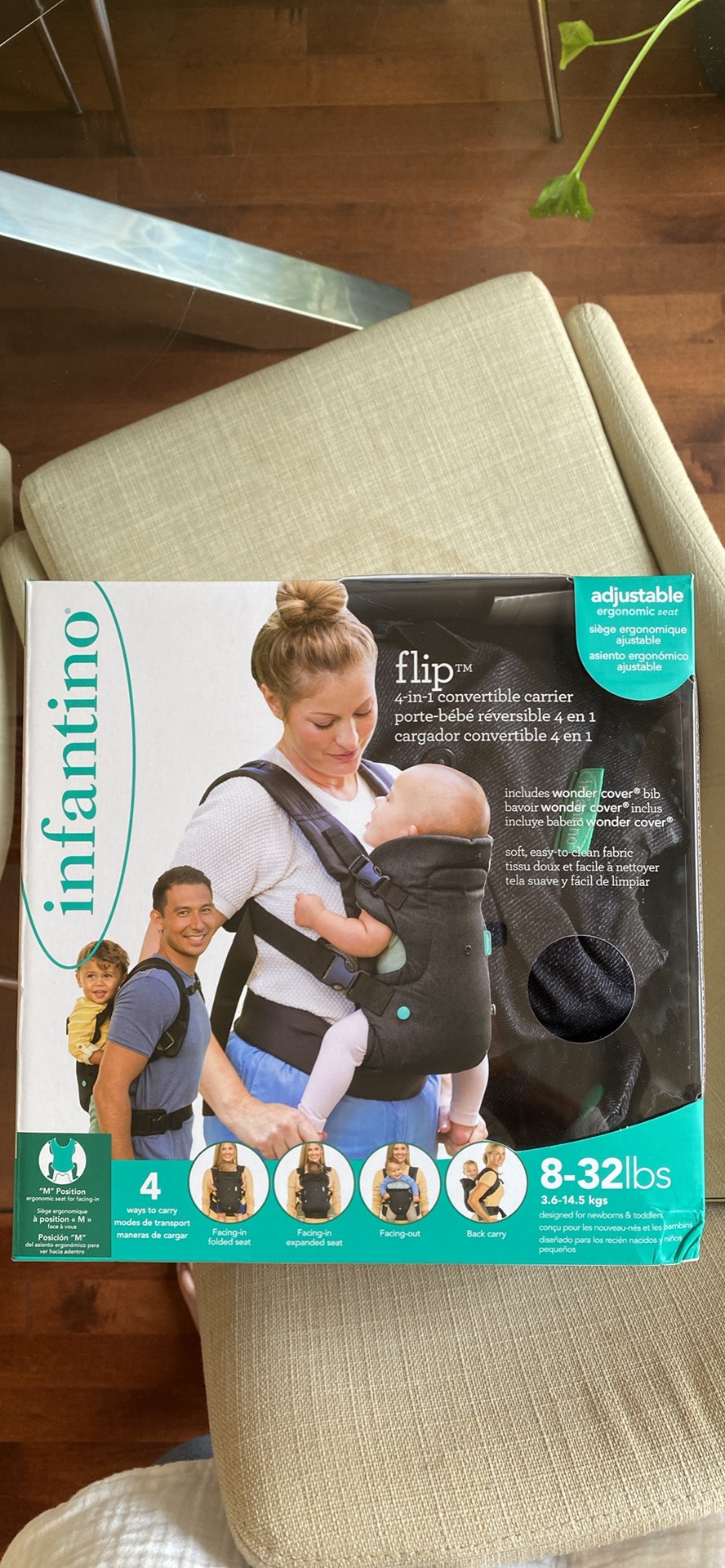 Infantino Flip 4-in-1 Convertible Baby Carrier thumbnail