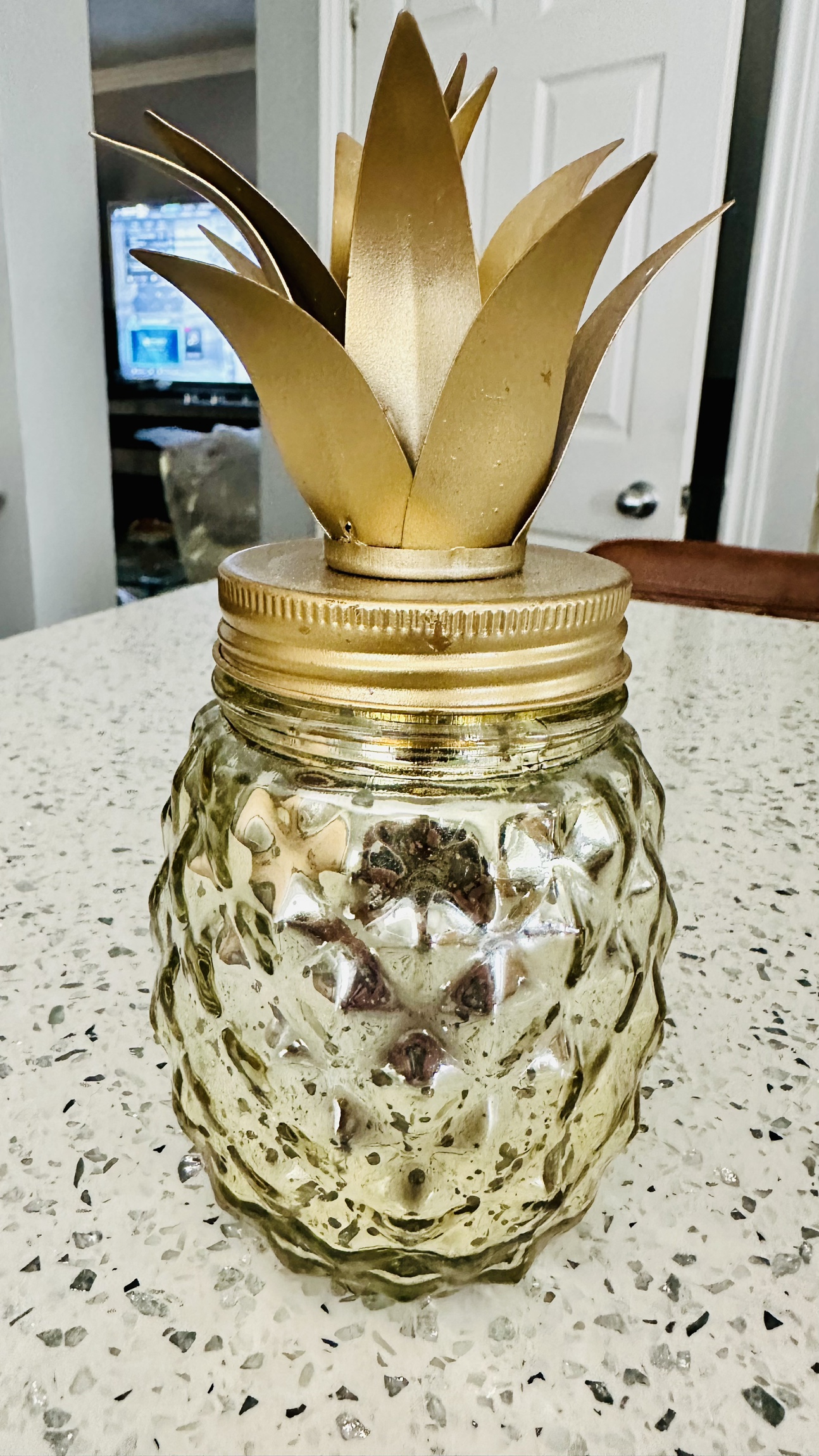 Gold Pineapple Decor