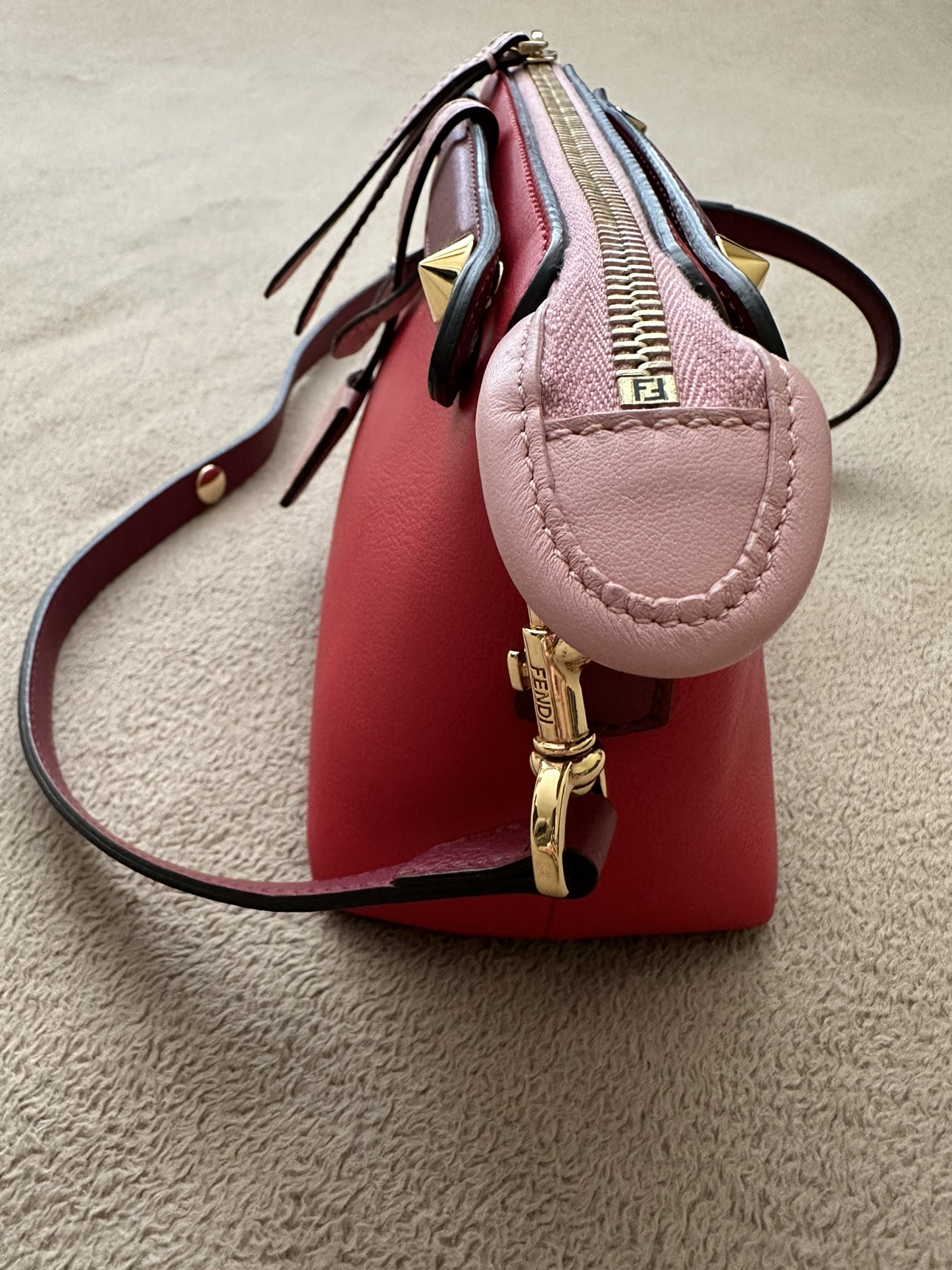 Fendi By the Way Tri Colour Leather Crossbody Bag image indicator(9)