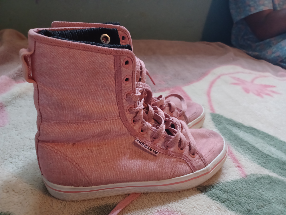 Adidas Pink High Top Sneakers - photo 3