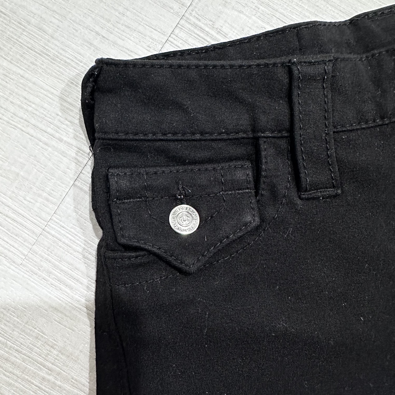 True Religion black skinny pants image indicator(3)