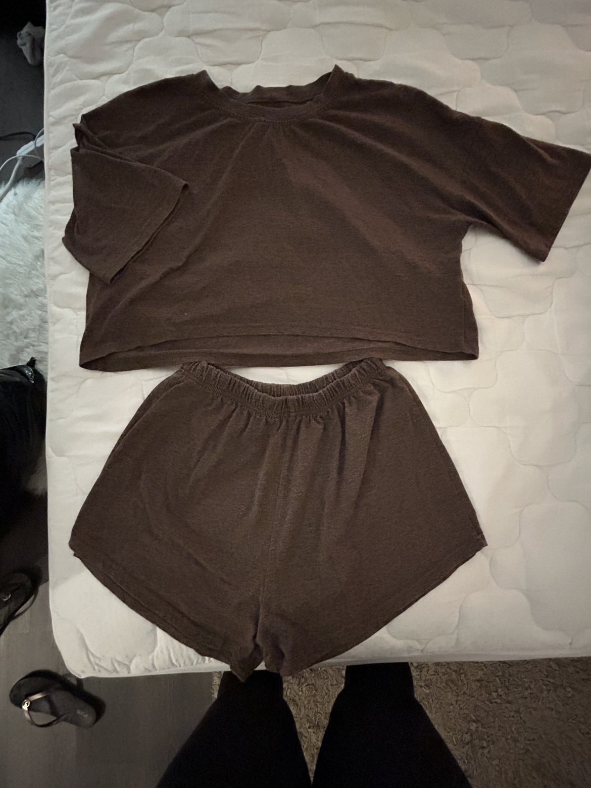 Brown Short Set